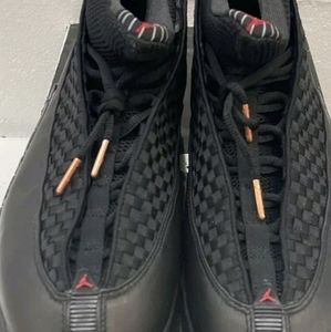 1999 Vintage Nike Jordan XV 15 Bred OG Black / Varsity Red 136029-061 Size 9